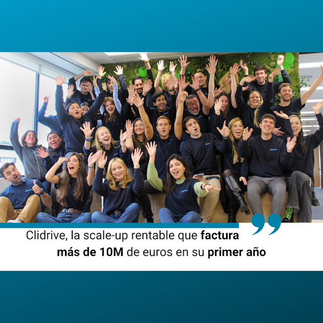 Clidrive sienta un récord de facturación para una startup en España en su primer año